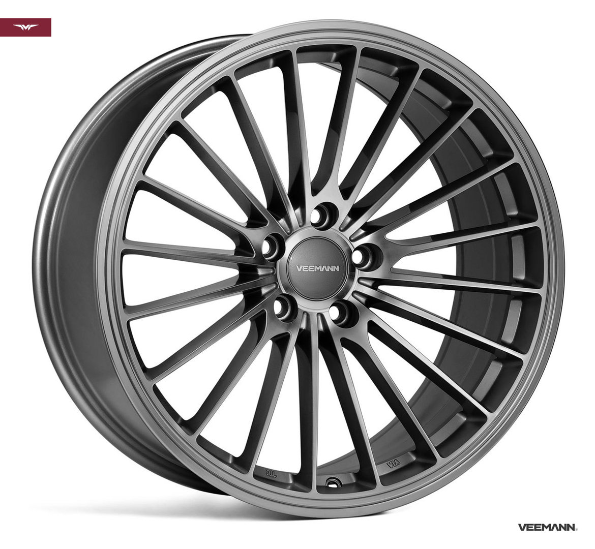 Veemann V-FS36 20" 8,5J ET38 + 10J ET42 5x112 Gloss Graphite - obrazek 2