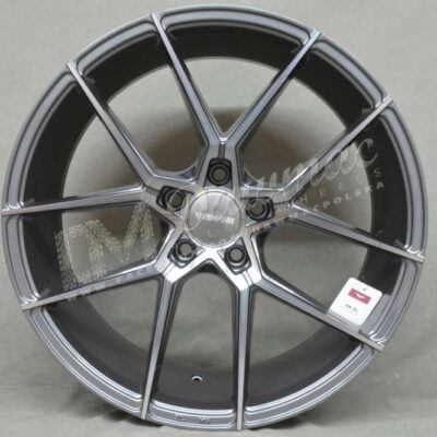Veemann V-FS39 19" 8,5J ET42 5x112 Gun Metal Machined + Gun Metal Clear Coat