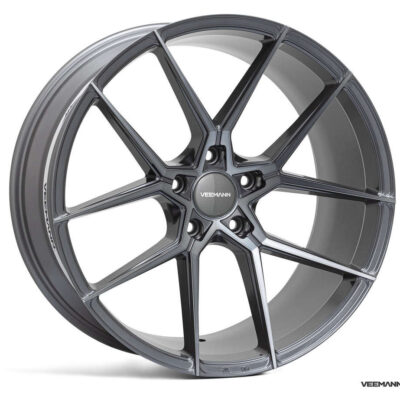 Veemann V-FS39 20" 8,5J ET44 5x108 Graphite Smoke Machined