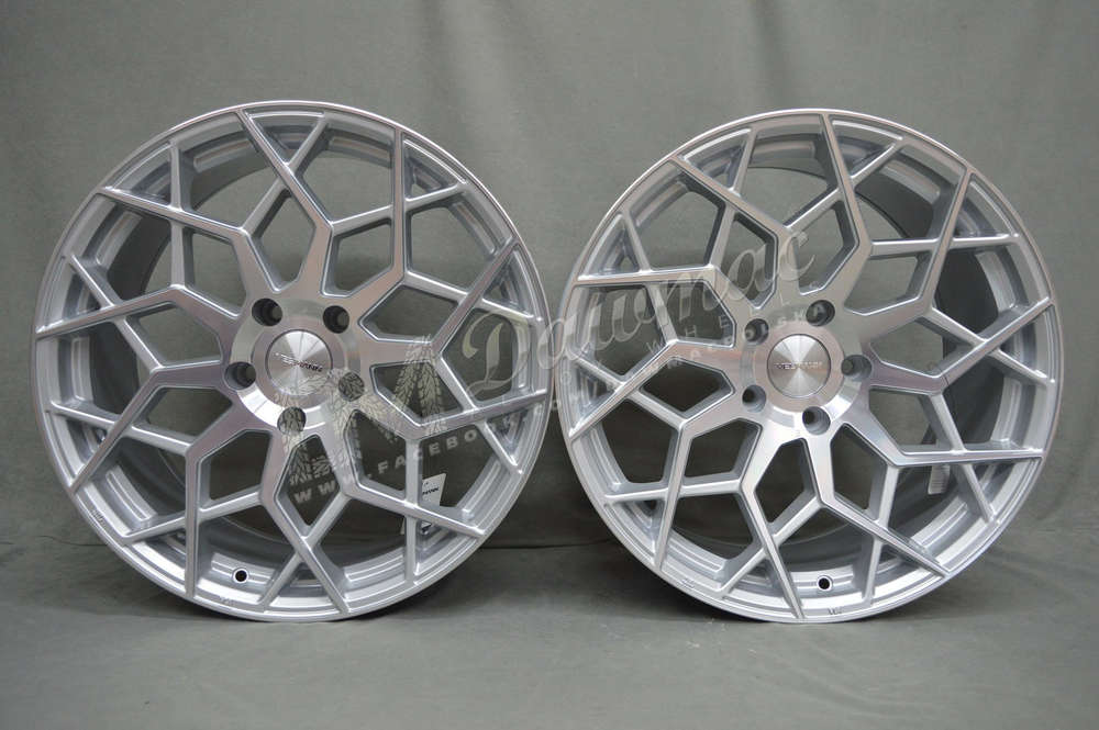 Veemann V-FS42 19" 8,5J ET35 + 9,5J ET42 5x120 Silver Machined