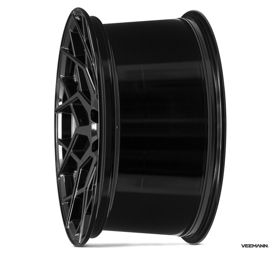 Veemann V-FS42 19" 8,5J ET42 + 9,5J ET42 5x112 Gloss Black - obrazek 3