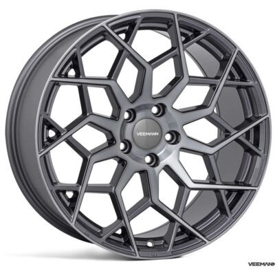 Veemann V-FS42 19" 9,5J ET42 5x112 Graphite Smoke Machined