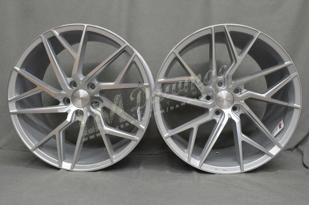 Veemann V-FS44 19" 8,5J ET35 + 9,5J ET42 5x120 Silver Machined