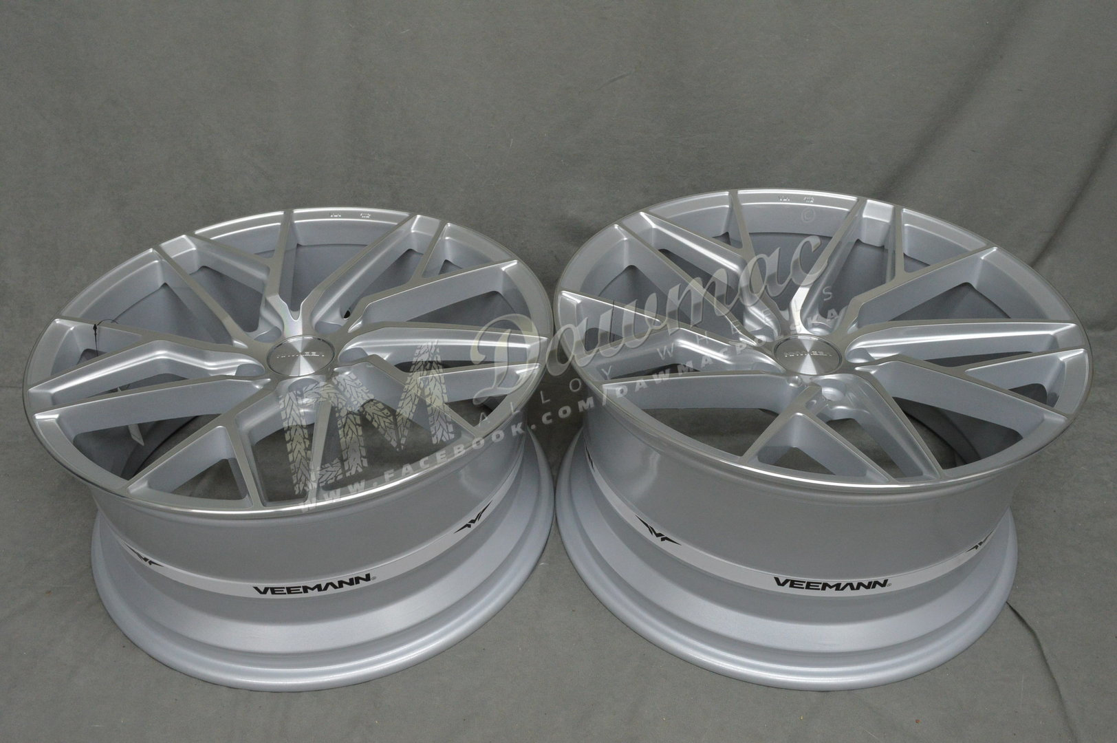 Veemann V-FS44 19" 8,5J ET35 + 9,5J ET42 5x120 Silver Machined - obrazek 6
