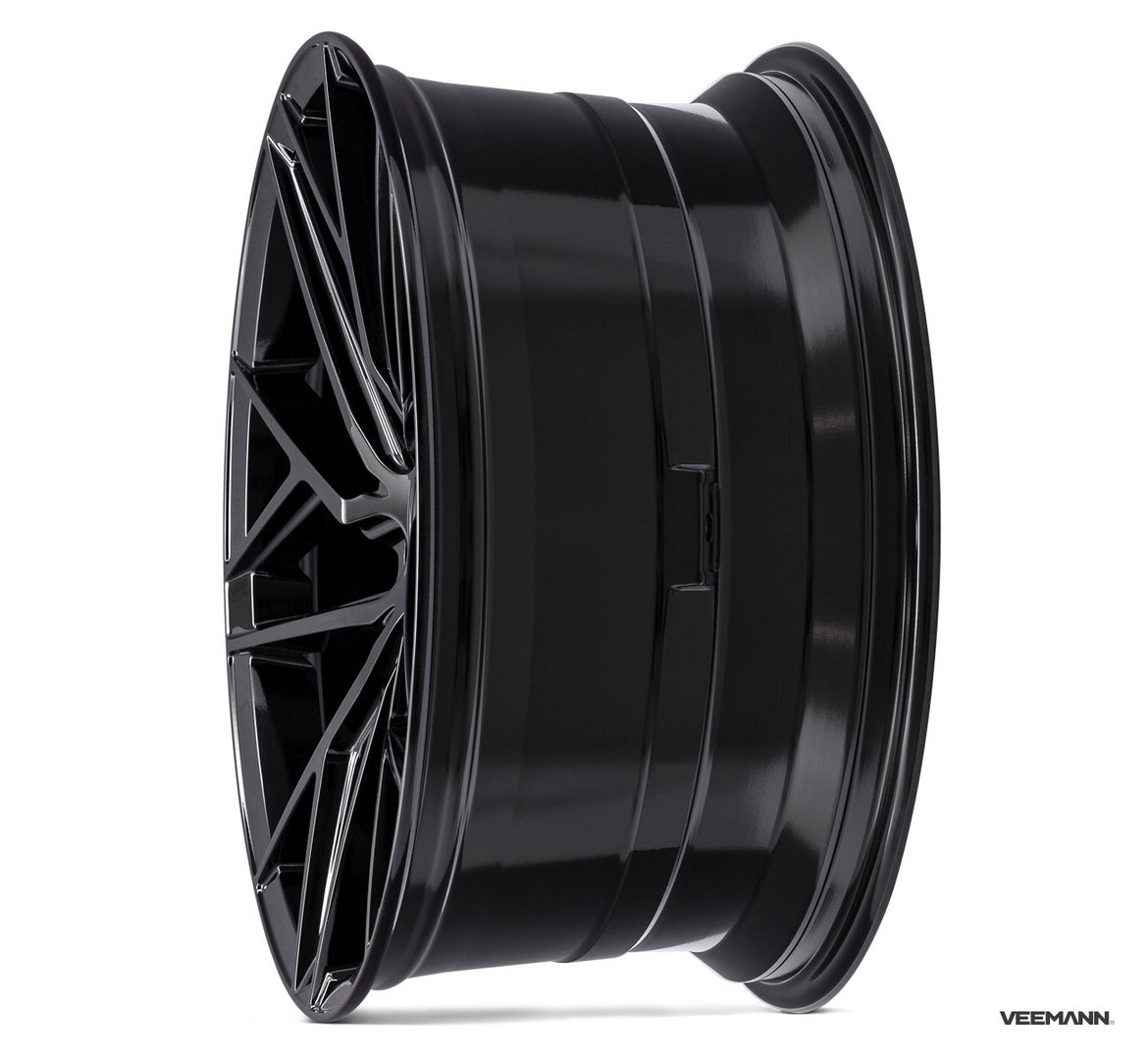 Veemann V-FS44 19" 8,5J ET42 + 9,5J ET42 5x112 Gloss Black - obrazek 3