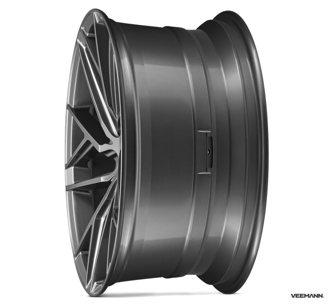 Veemann V-FS44 20" 8,5J ET38 + 10J ET42 5x112 Gloss Graphite - obrazek 3