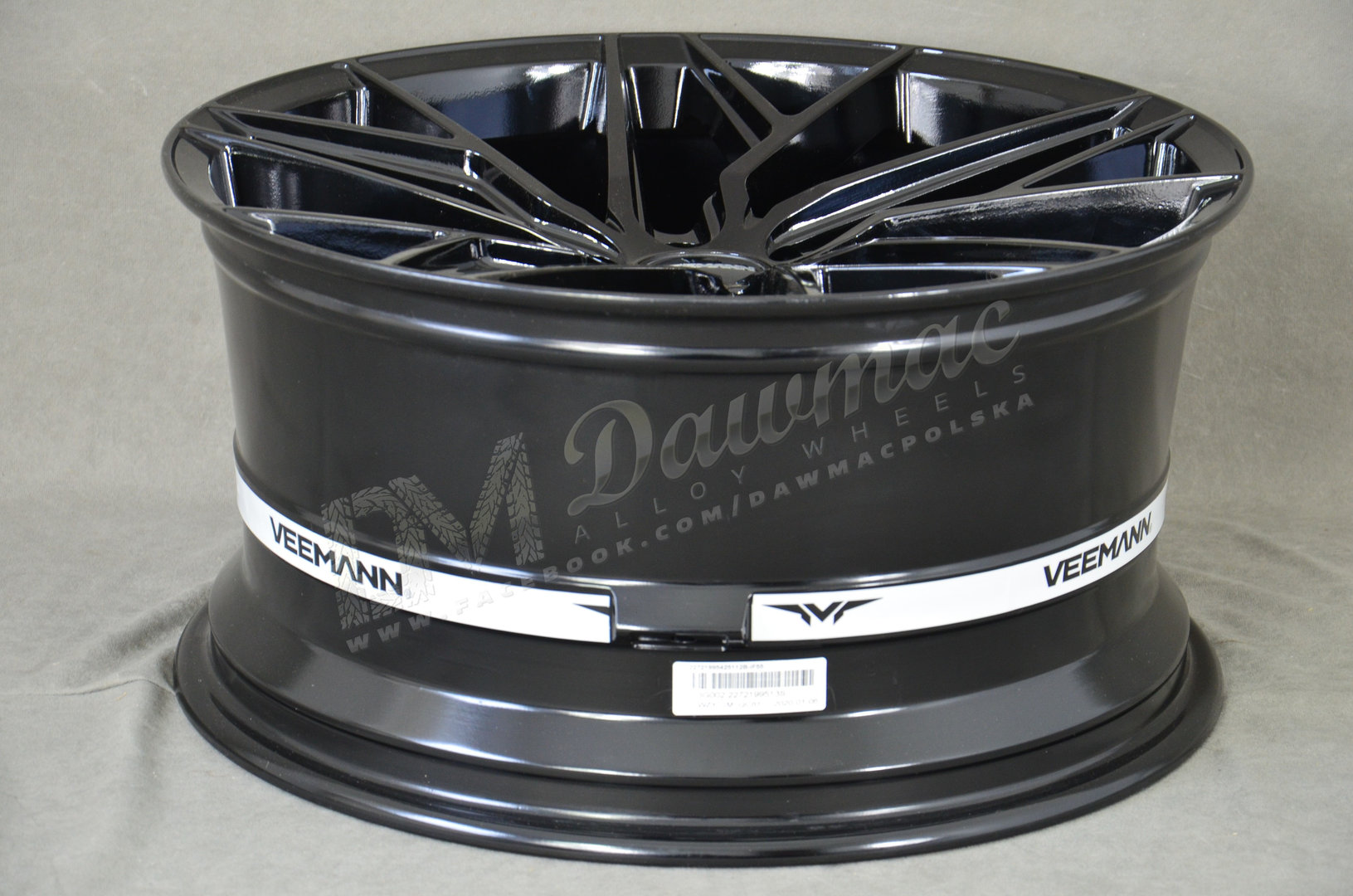 Veemann V-FS44 21" 9J ET28 + 10,5J ET43 5x112 Gloss Black - obrazek 7
