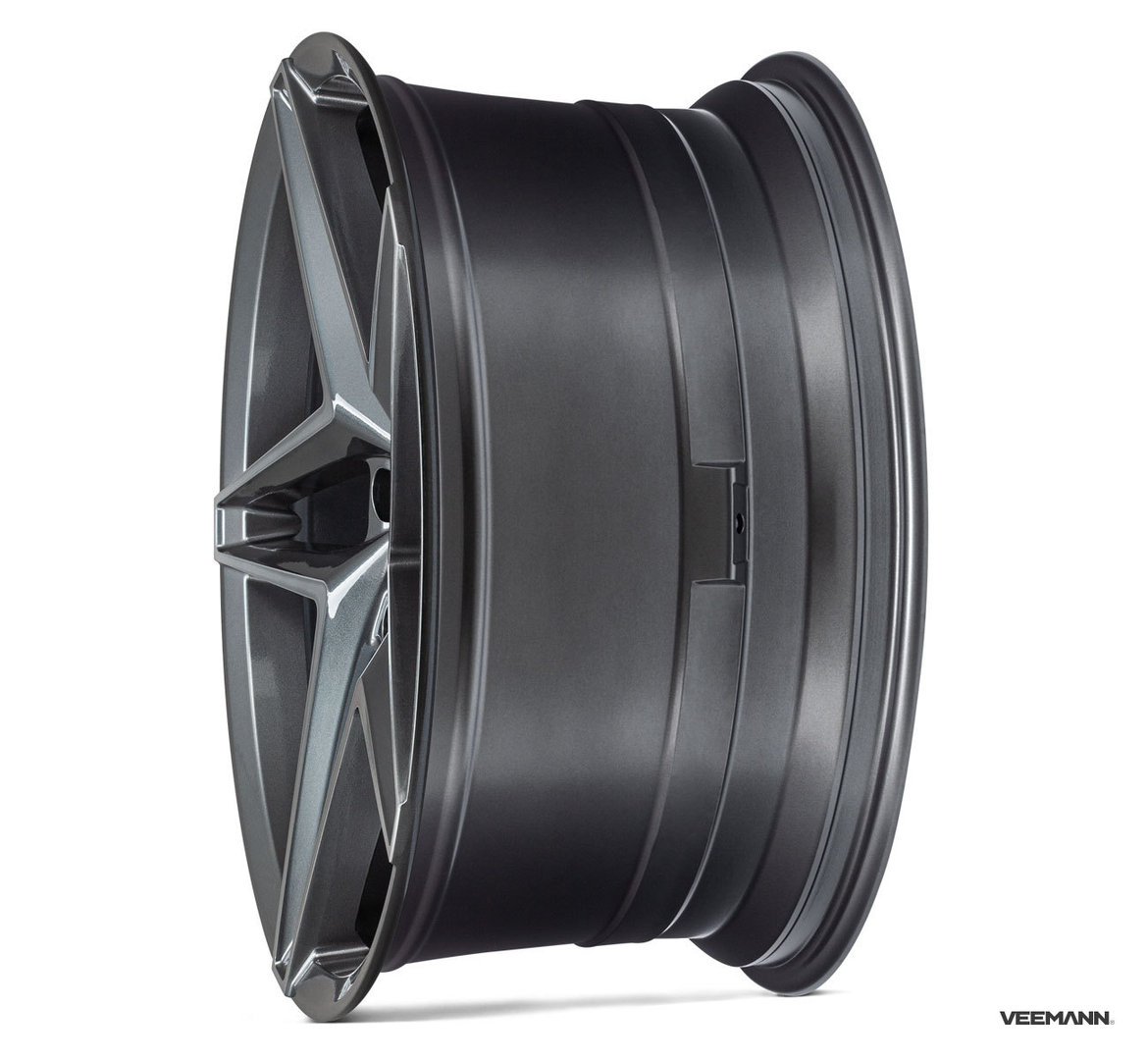 Veemann V-FS46 19" 8,5J ET42 5x112 Graphite Smoke Machined - obrazek 3