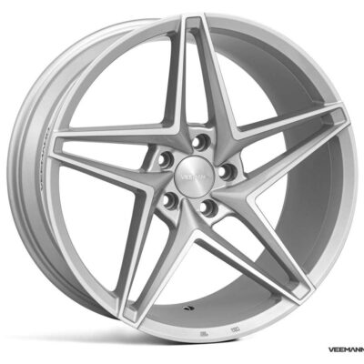 Veemann V-FS46 20" 10J ET42 5x112 Silver Machined