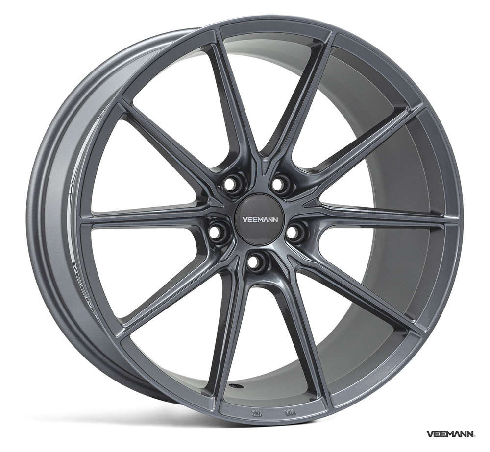 Veemann V-FS48 18" 8J ET42 + 9J ET42 5x112 Gloss Graphite