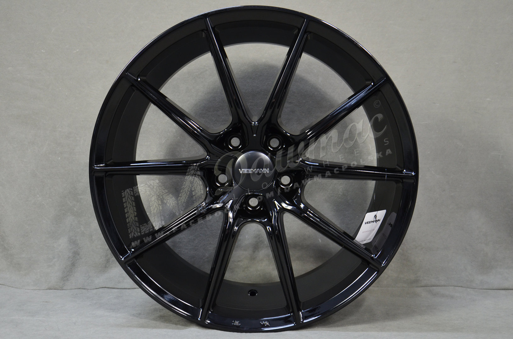 Veemann V-FS48 19" 8,5J ET42 5x112 Gloss Black - obrazek 2