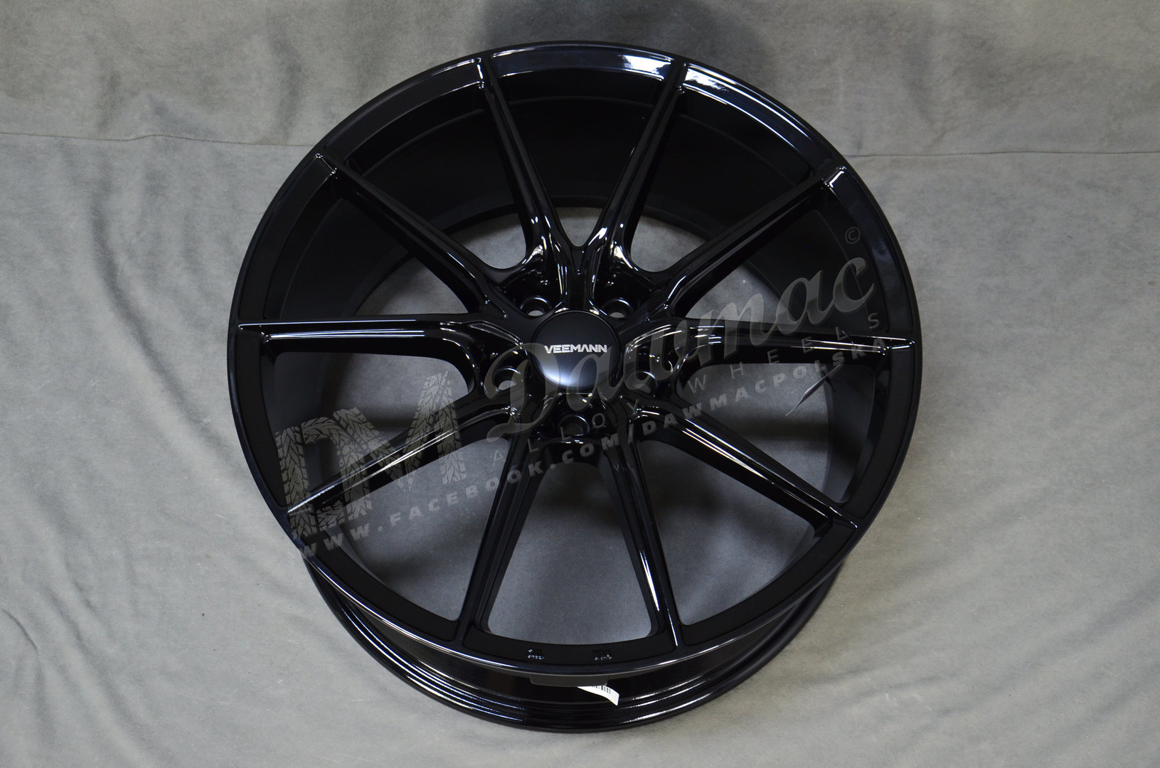 Veemann V-FS48 19" 8,5J ET42 5x112 Gloss Black - obrazek 5
