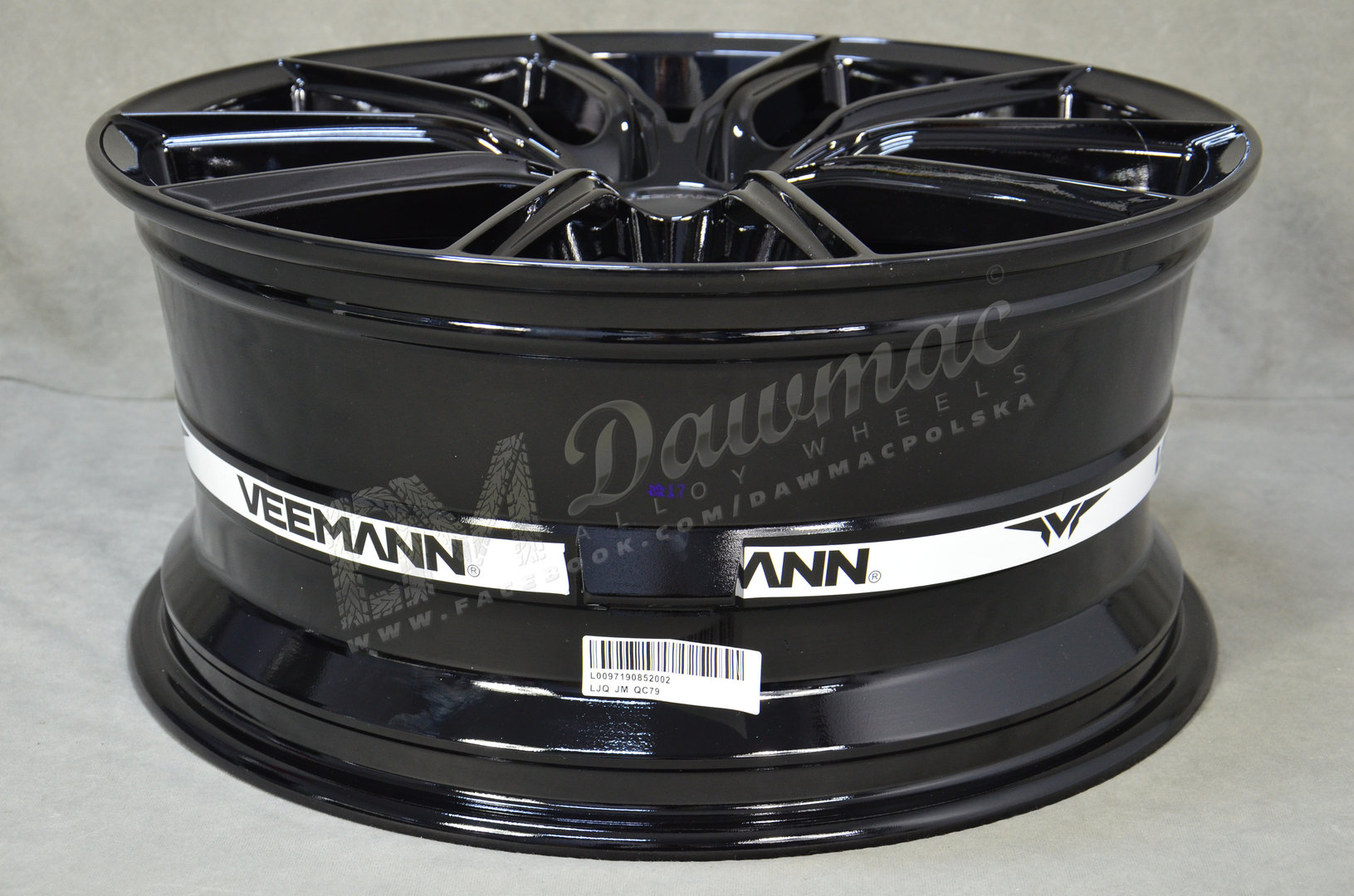 Veemann V-FS48 19" 8,5J ET42 5x112 Gloss Black - obrazek 7