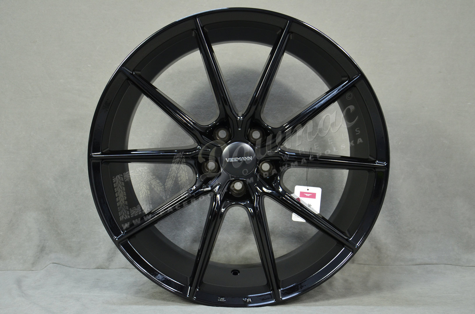Veemann V-FS48 20" 8,5J ET38 + 10J ET42 5x112 Gloss Black - obrazek 2
