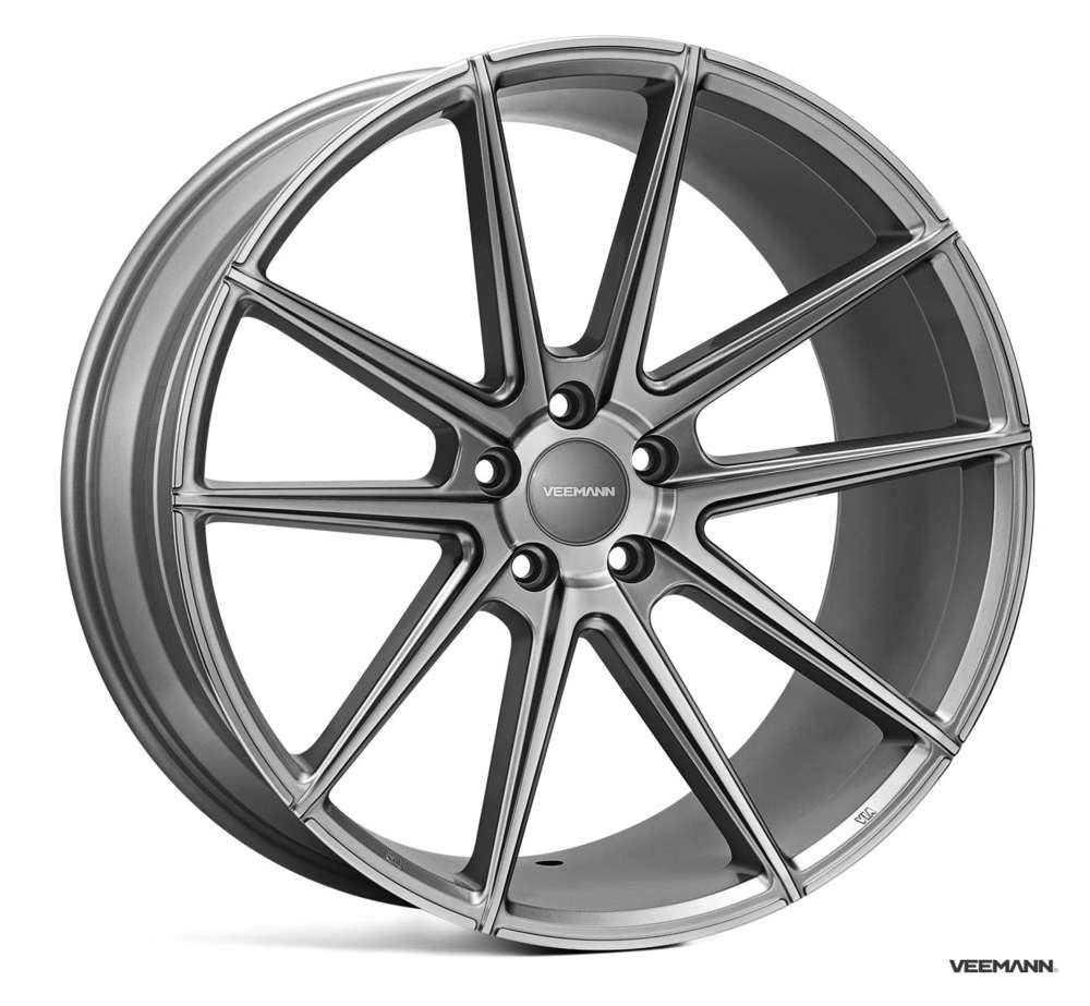 Veemann V-FS4 21" 9J ET28 + 10,5J ET43 5x112 Gloss Graphite