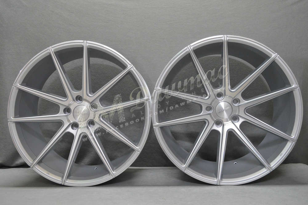 Veemann V-FS4 21" 9J ET32 + 10,5J ET42 5x112 Silver Machined