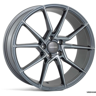 Veemann V-FS52 20" 8,5J ET35 5x120 Graphite Smoke Machined