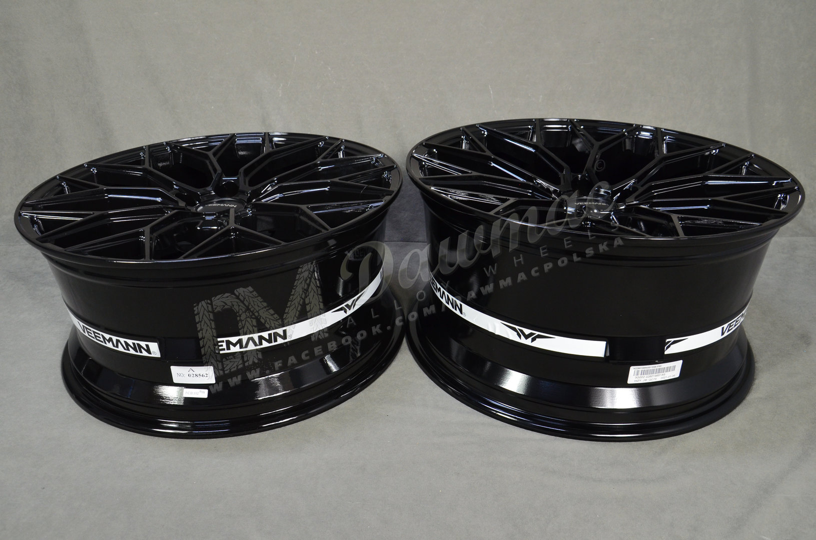 Veemann V-FS66 19" 8,5J ET35 + 9,5J ET43 5x120 Gloss Black - obrazek 7