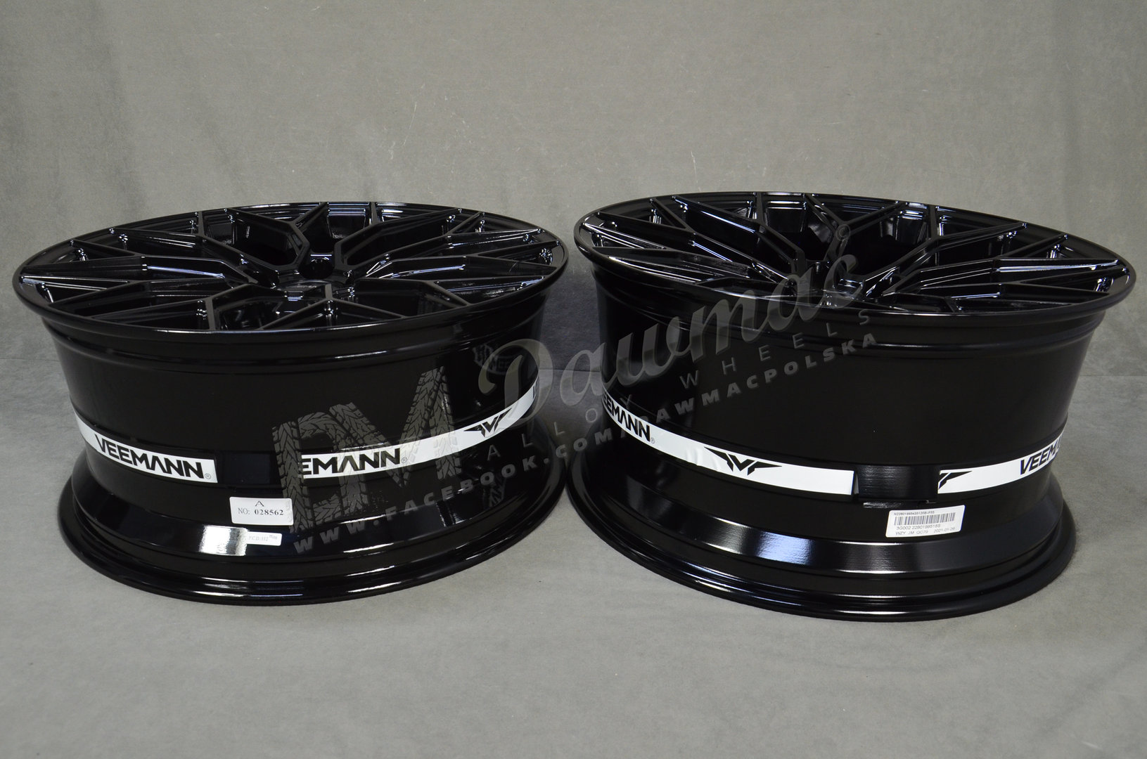 Veemann V-FS66 19" 8,5J ET35 + 9,5J ET43 5x120 Gloss Black - obrazek 8