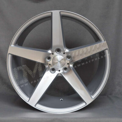 Veemann V-FS8 19" 9,5J ET43 5x120 Silver Machined