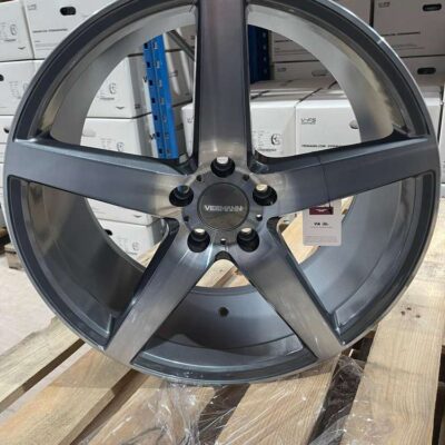 Veemann V-FS8 20" 9J ET38 + 10J ET43 5x120 Graphite Smoke Machined