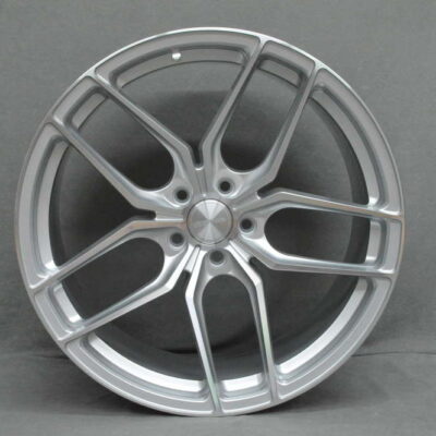 Veemann VC03 20" 10J ET45 5x112 Quartz Silver Machined