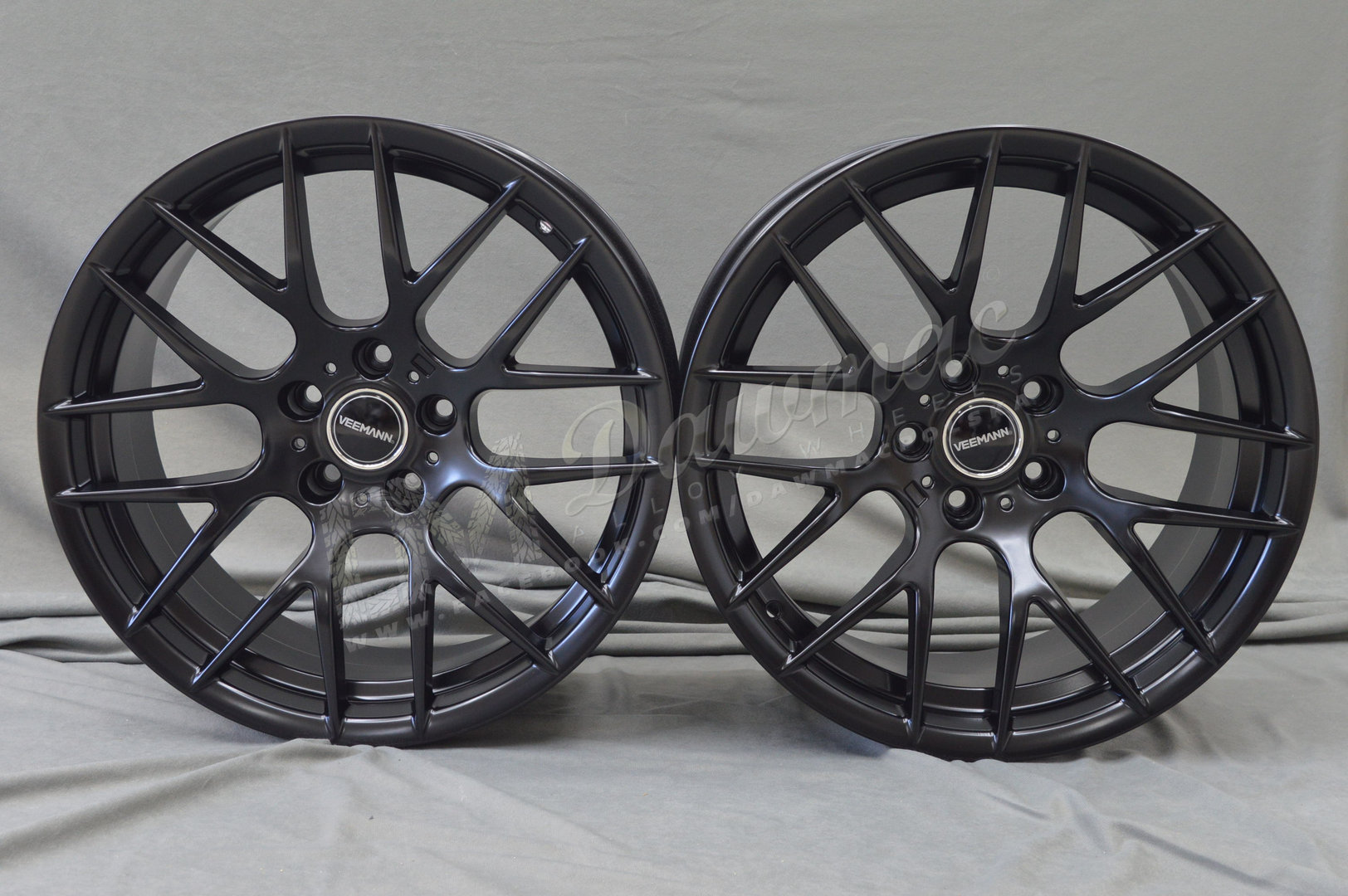 Veemann VC359 19" 9J ET35 + 10J ET38 5x120 Flat Black - obrazek 2