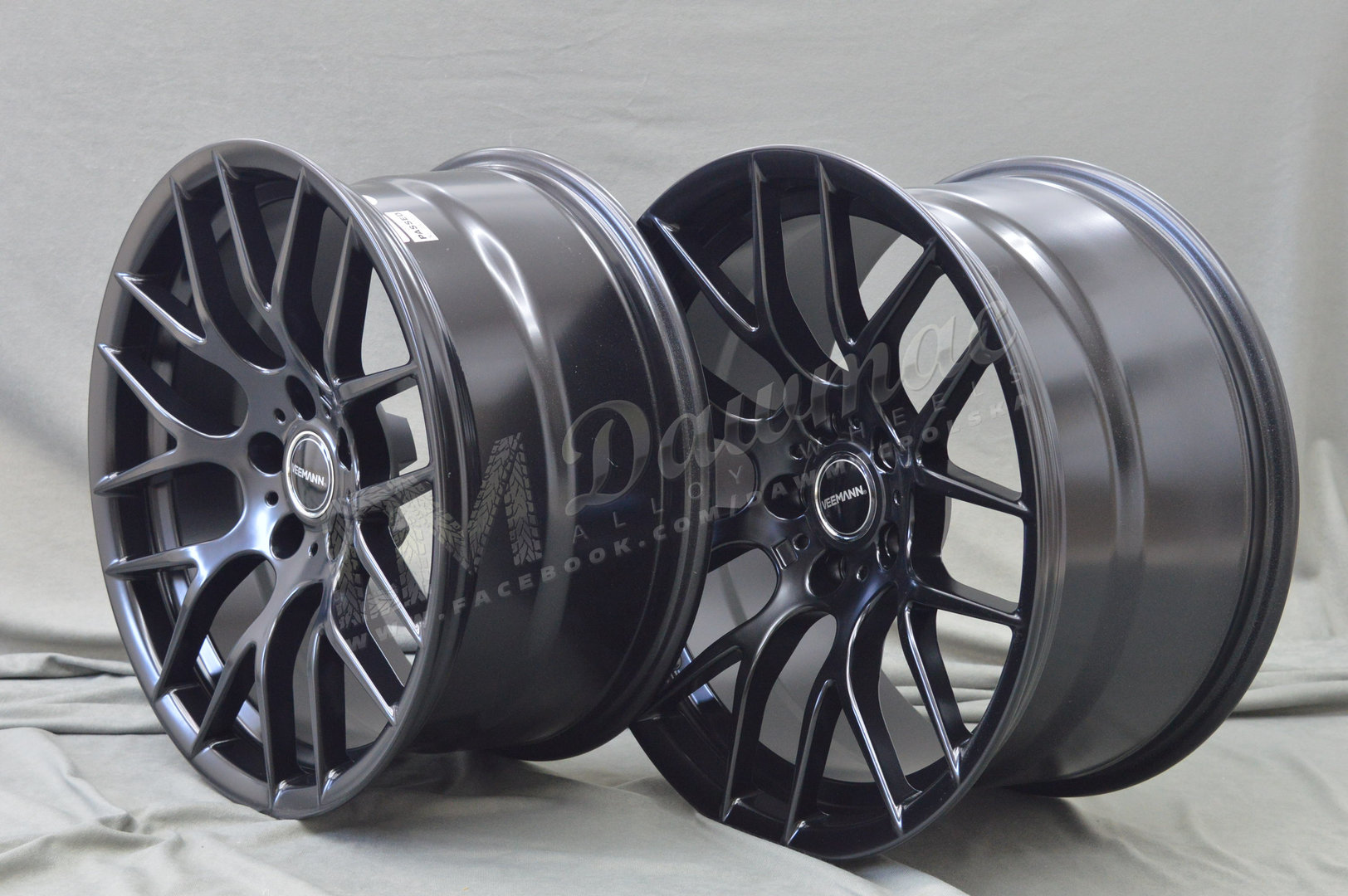 Veemann VC359 19" 9J ET35 + 10J ET38 5x120 Flat Black - obrazek 4