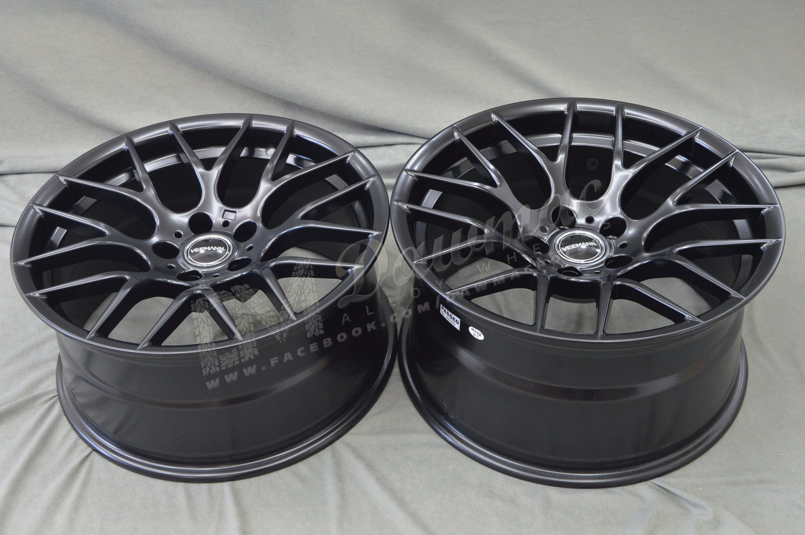 Veemann VC359 19" 9J ET35 + 10J ET38 5x120 Flat Black - obrazek 6