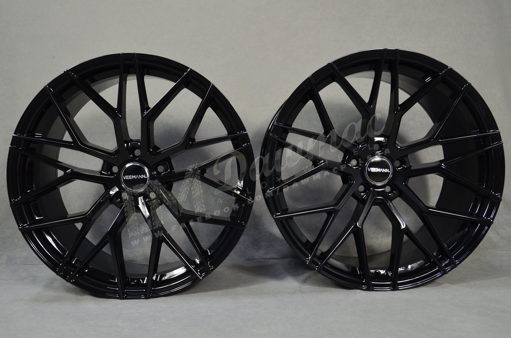 Veemann VC520 20" 8,5J ET45 + 10J ET45 5x112 Gloss Black - obrazek 2