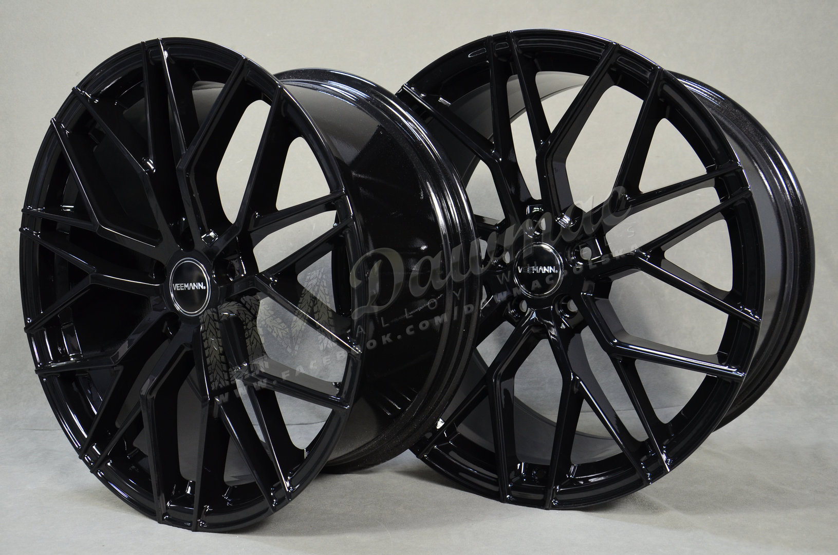 Veemann VC520 20" 8,5J ET45 + 10J ET45 5x112 Gloss Black - obrazek 5