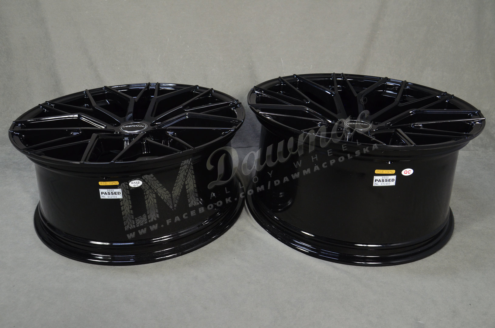 Veemann VC520 20" 8,5J ET45 + 10J ET45 5x112 Gloss Black - obrazek 7
