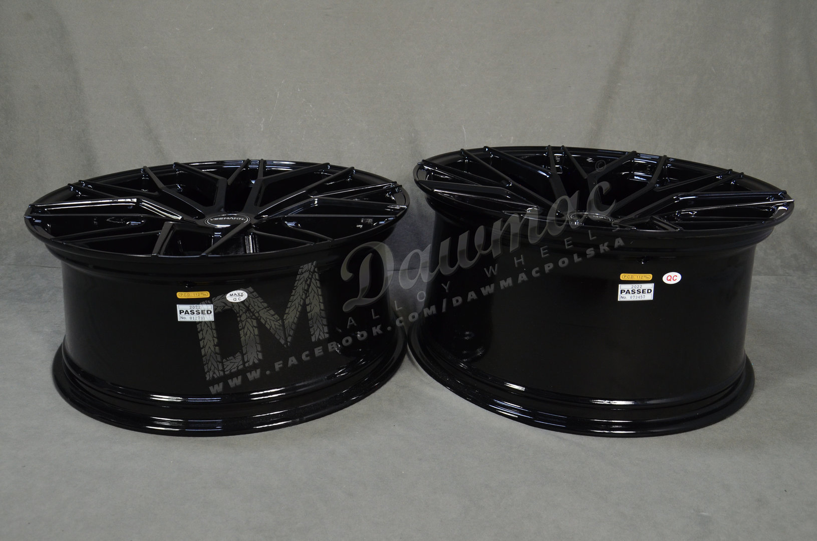 Veemann VC520 20" 8,5J ET45 + 10J ET45 5x112 Gloss Black - obrazek 8