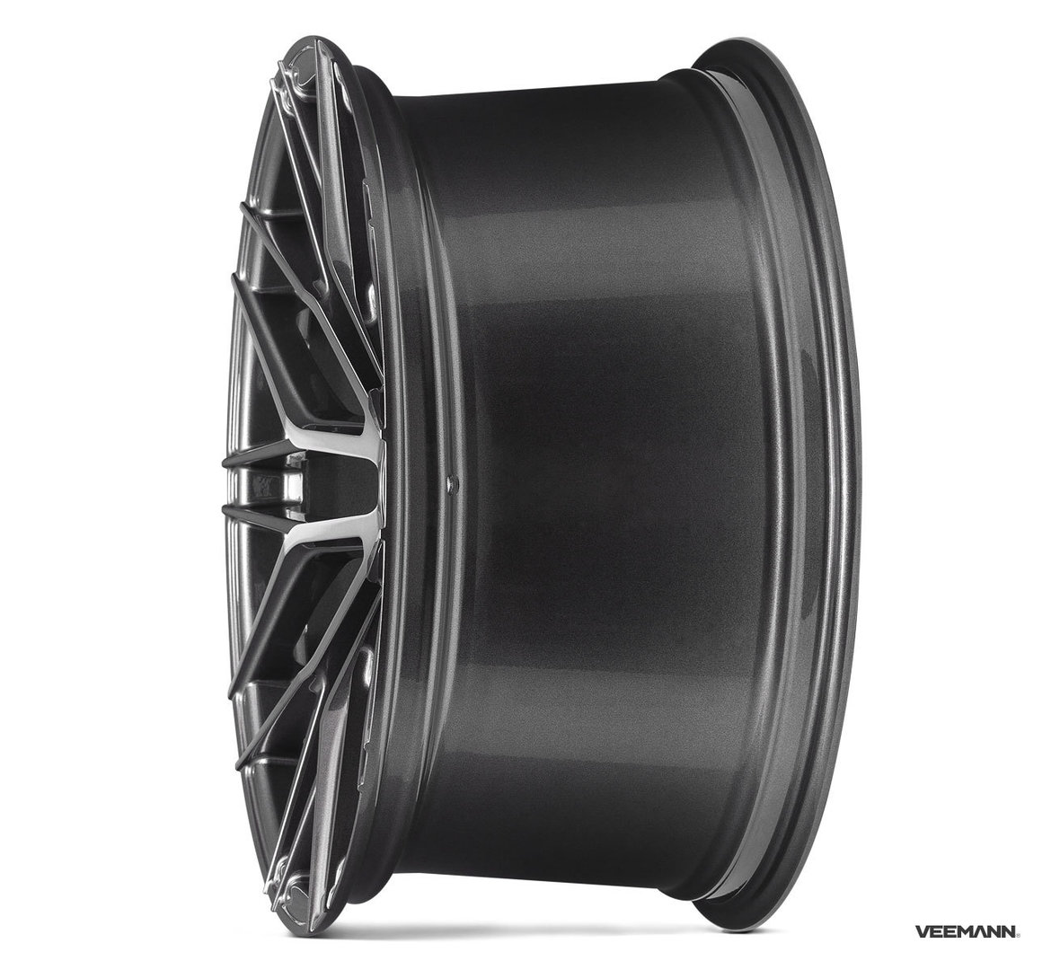 Veemann VC520 20" 9J ET35 + 10J ET45 5x112 Dark Graphite Machined - obrazek 3