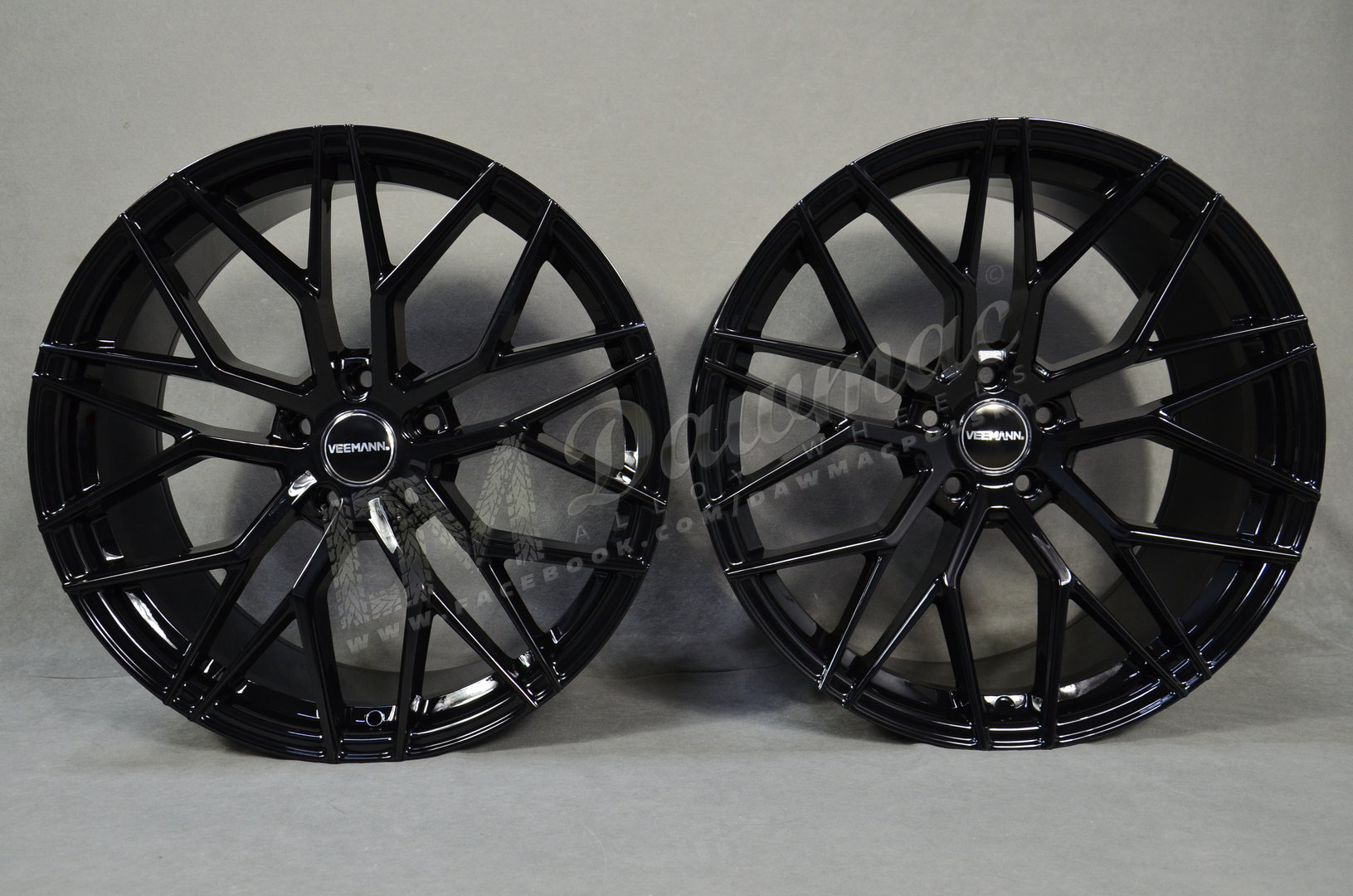 Veemann VC520 20" 9J ET35 + 10J ET45 5x120 Gloss Black - obrazek 2