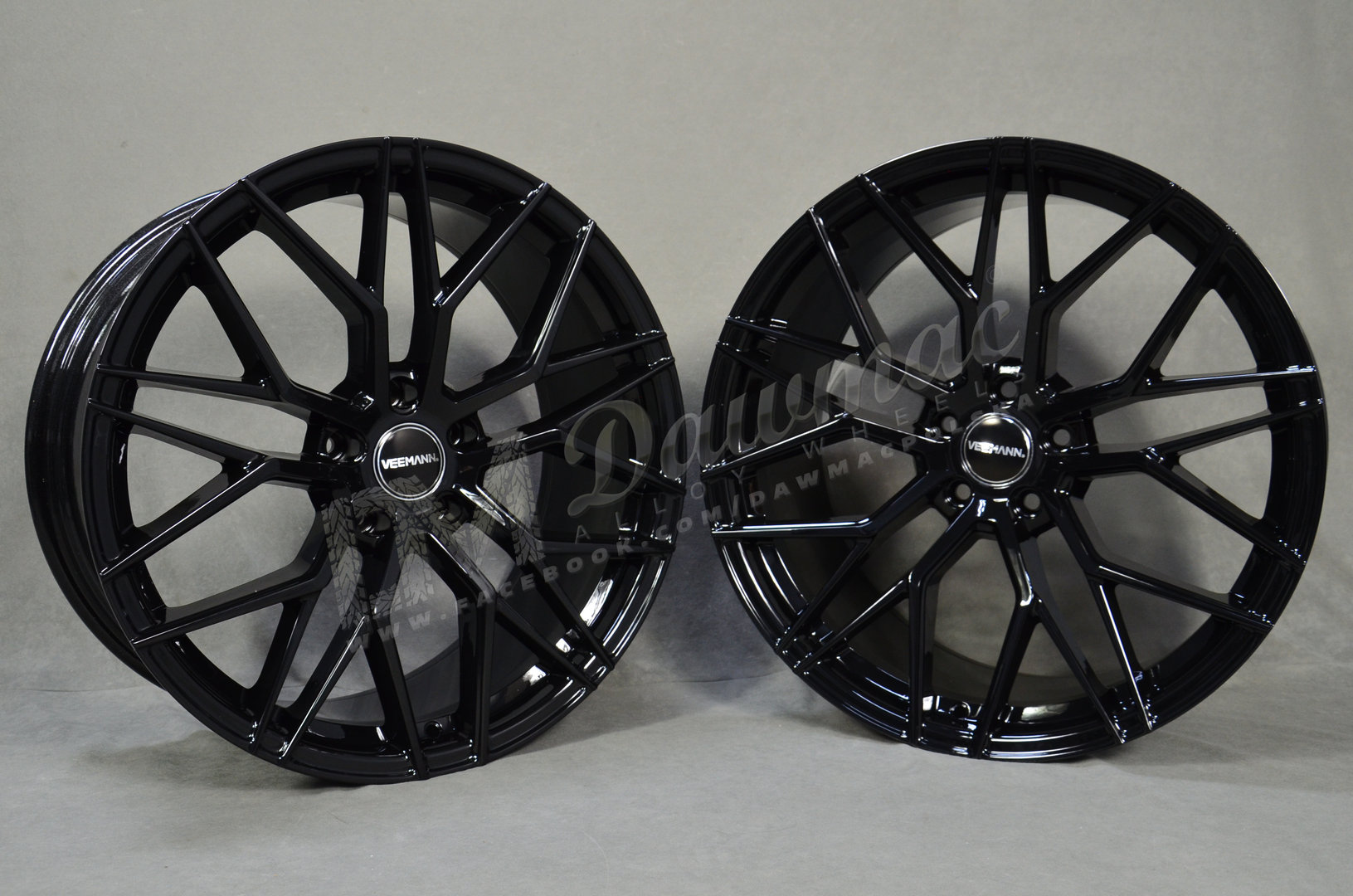 Veemann VC520 20" 9J ET35 + 10J ET45 5x120 Gloss Black - obrazek 3