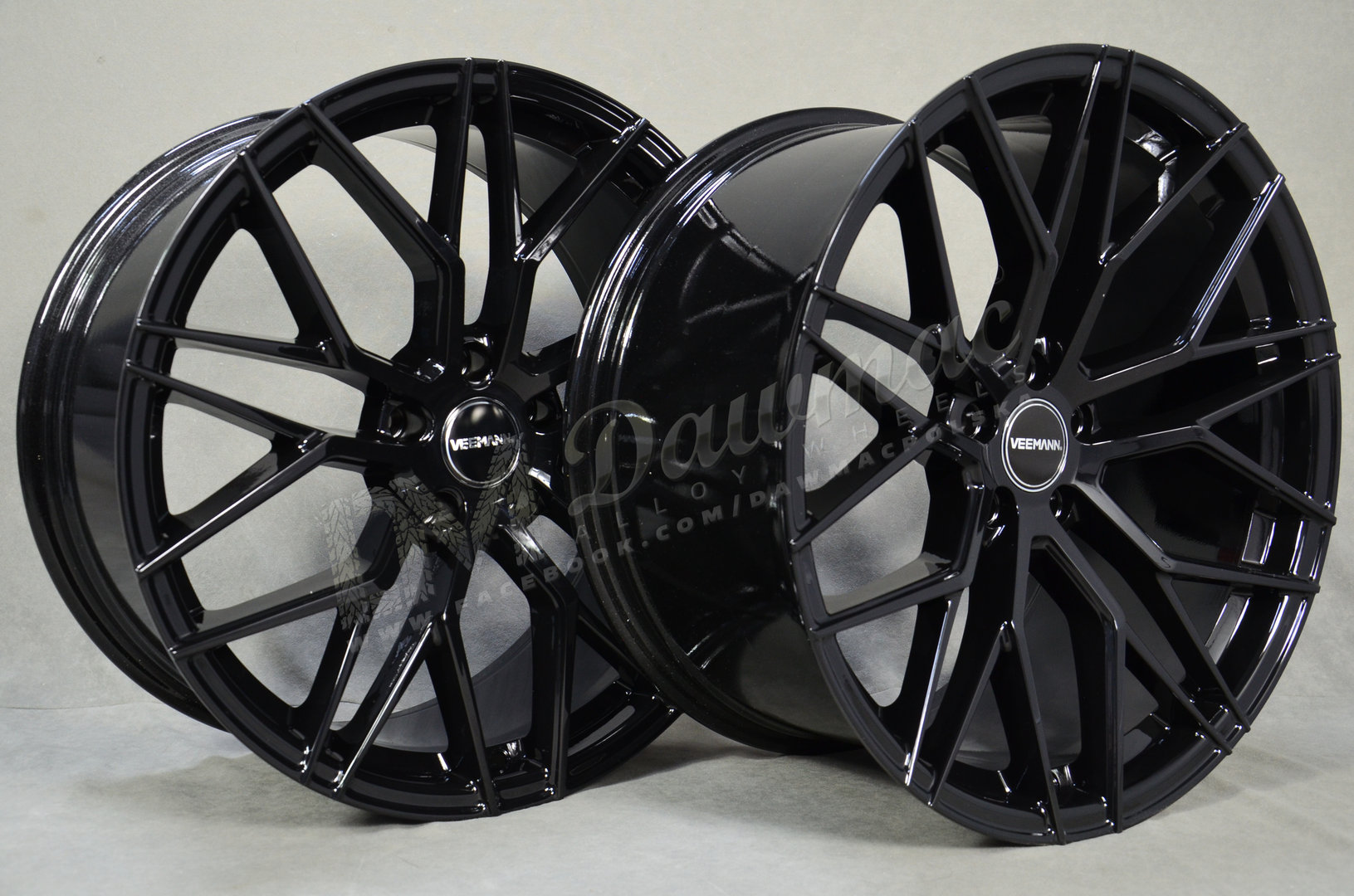 Veemann VC520 20" 9J ET35 + 10J ET45 5x120 Gloss Black - obrazek 4