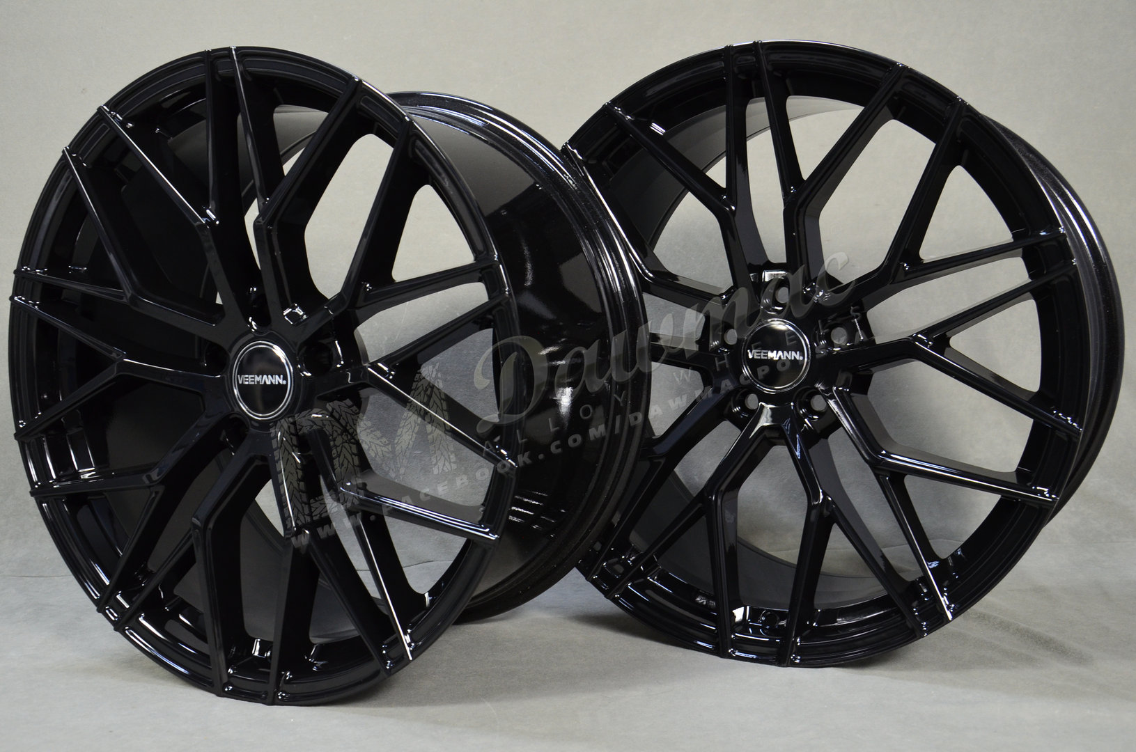 Veemann VC520 20" 9J ET35 + 10J ET45 5x120 Gloss Black - obrazek 5