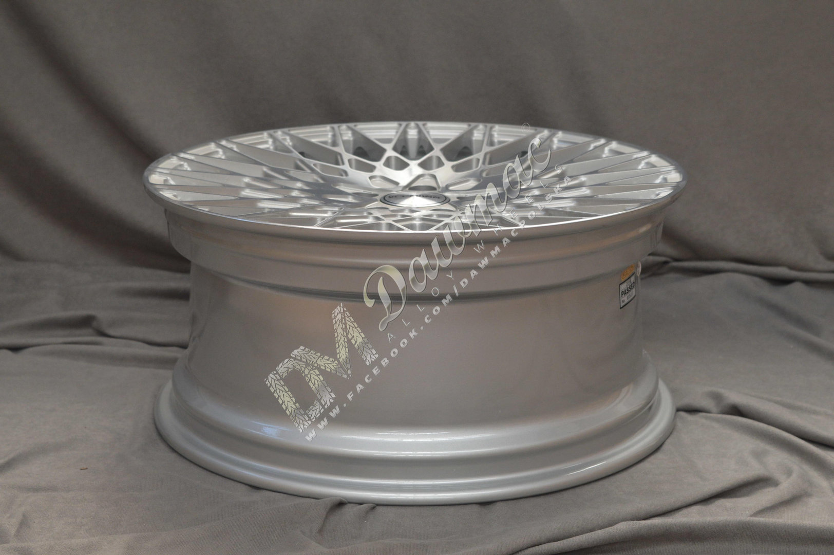 Veemann VC540 20" 9J ET35 + 10,5J ET30 5x112 Silver Machined - obrazek 7