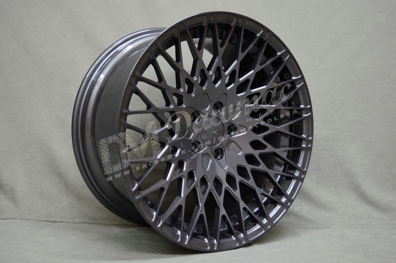 Veemann VC540 20" 9J ET35 + 10J ET42 5x112 Gloss Graphite - obrazek 3