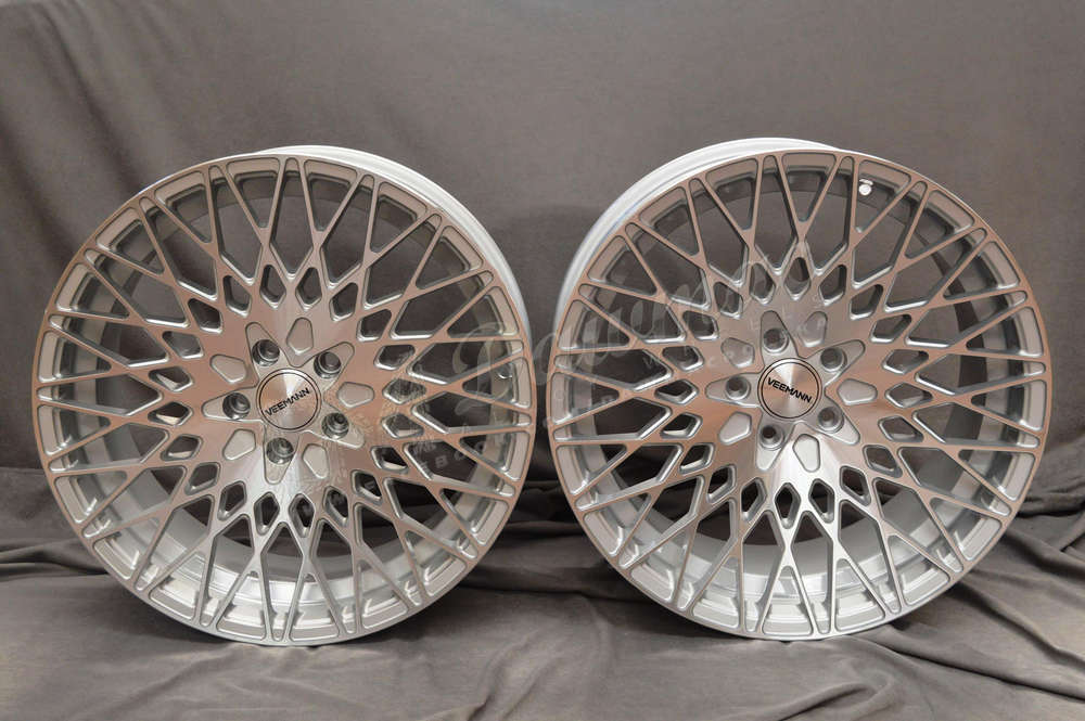 Veemann VC540 20" 9J ET35 + 10J ET42 5x120 Silver Machined
