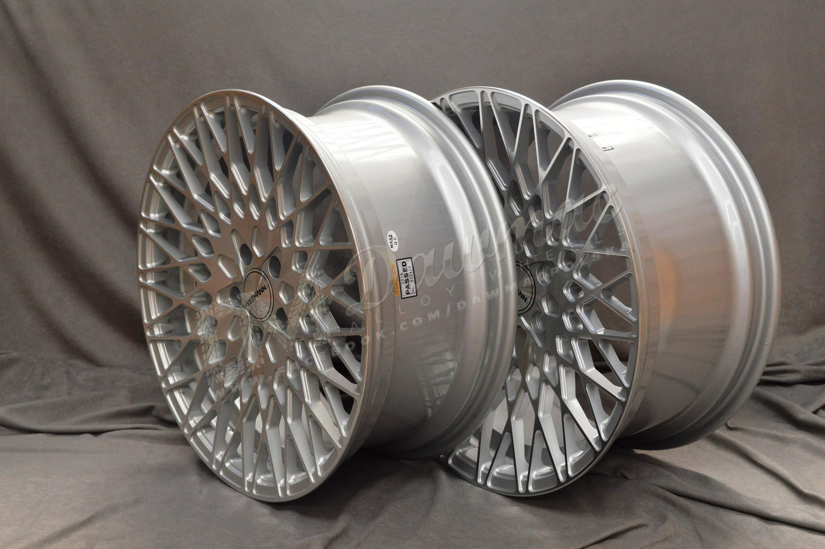 Veemann VC540 20" 9J ET35 + 10J ET42 5x120 Silver Machined - obrazek 4