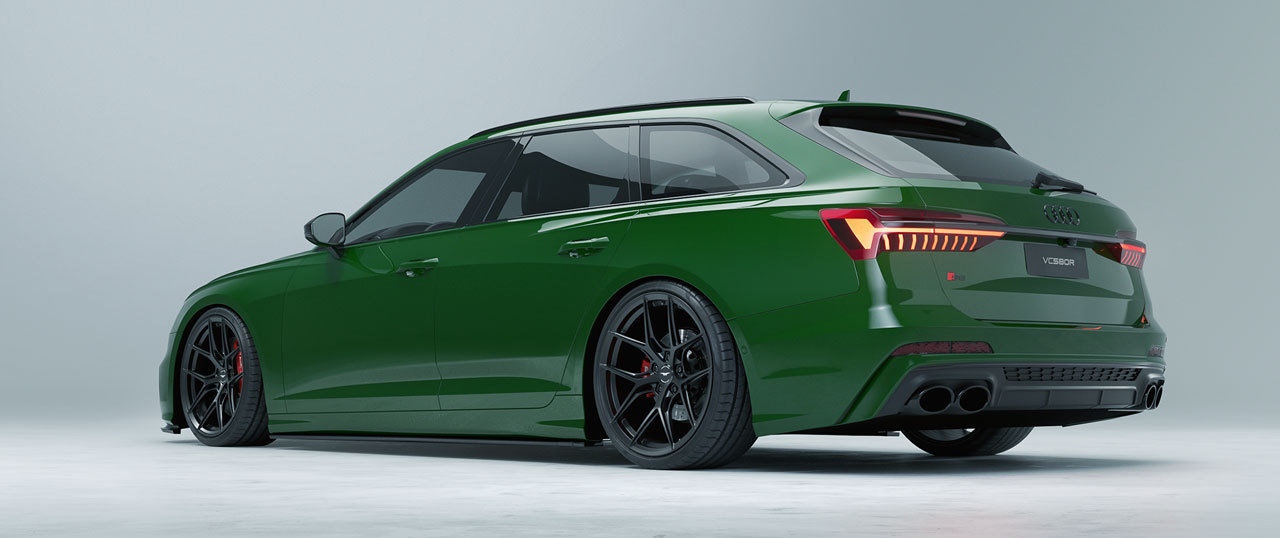 Veemann VC580R 19" 9J ET35 + 10J ET43 5x120 Gloss Black - obrazek 3