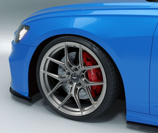 Veemann VC580R 20" 9J ET35 + 10J ET45 5x120 Carbon Machined - obrazek 3