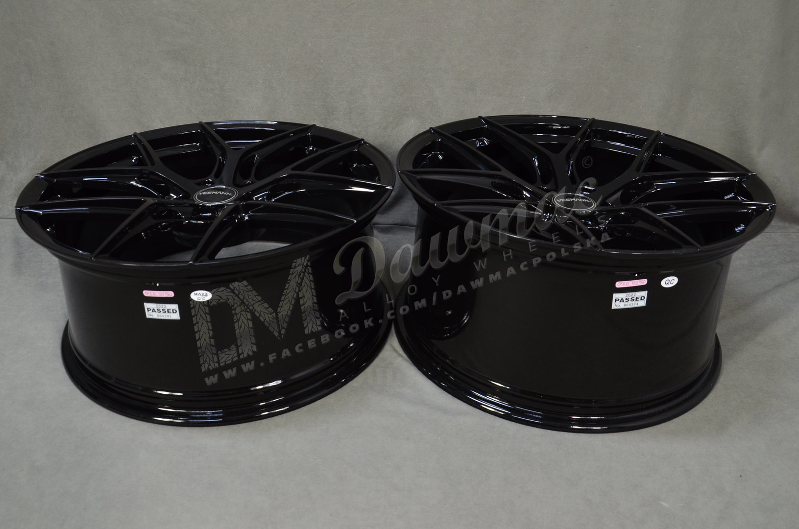 Veemann VC580R 20" 9J ET35 + 10J ET45 5x120 Gloss Black - obrazek 7