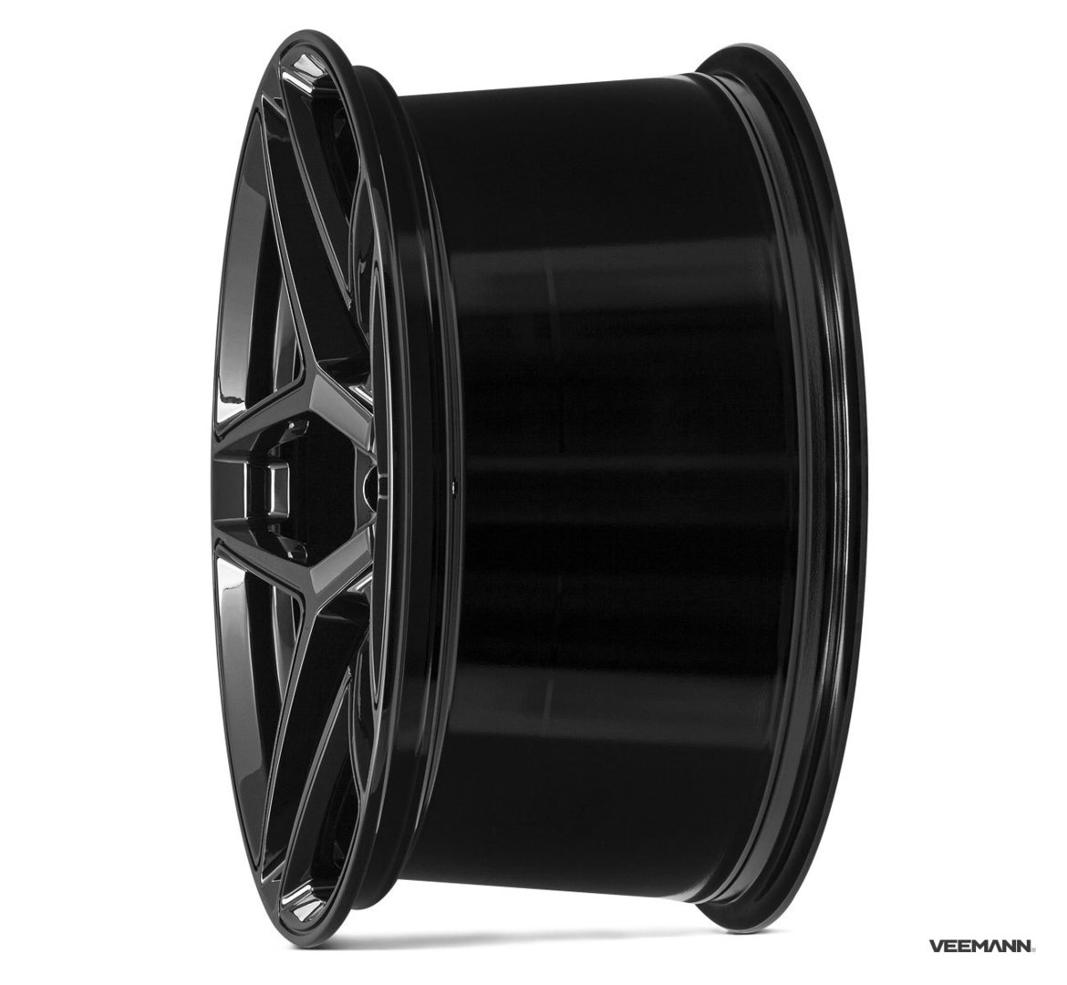 Veemann VC650 20" 9J ET32 + 10J ET45 5x112 Gloss Black - obrazek 3