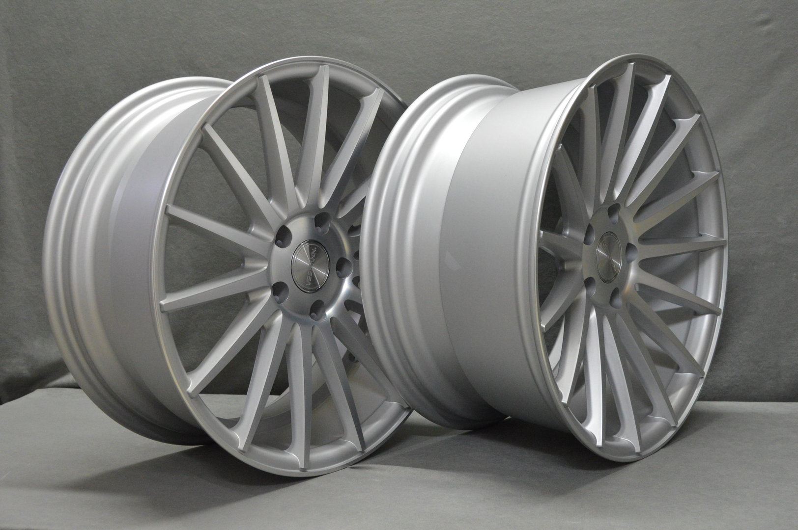Veemann VC7 19'' 8,5J ET45 + 9,5J ET45 5x112 Silver Machined - obrazek 5