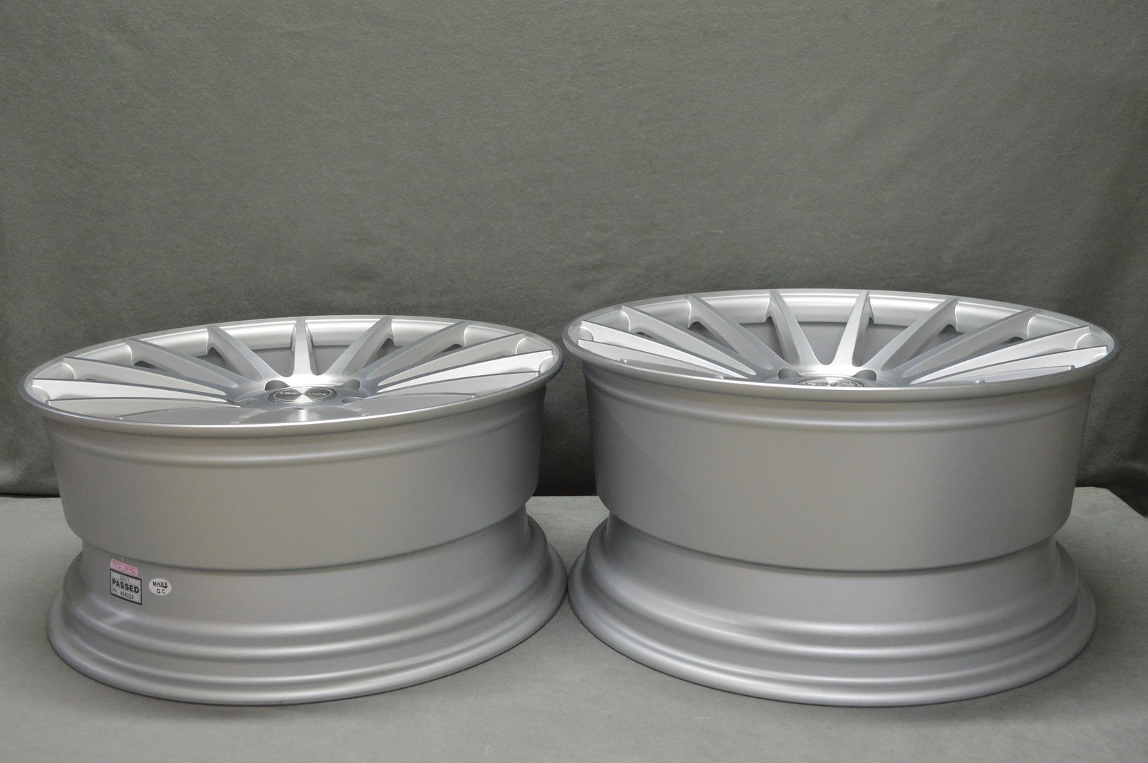 Veemann VC7 19'' 8,5J ET45 + 9,5J ET45 5x112 Silver Machined - obrazek 8