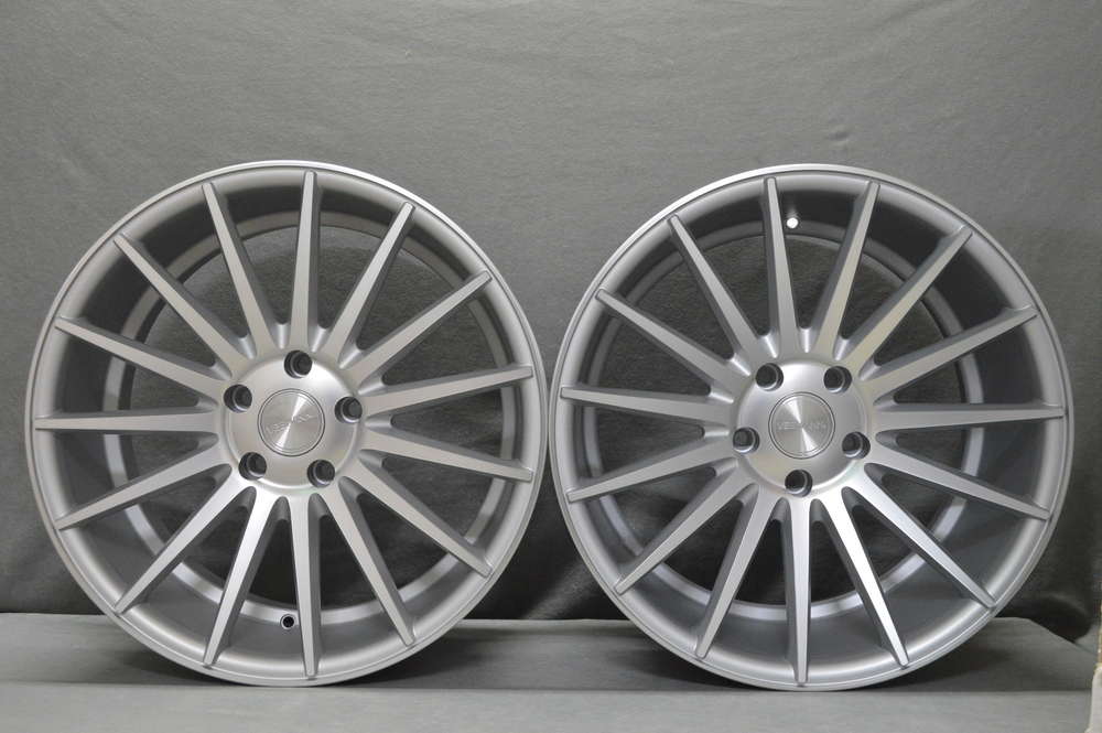 Veemann VC7 19'' 8,5J ET45 + 9,5J ET48 5x112 Silver Machined