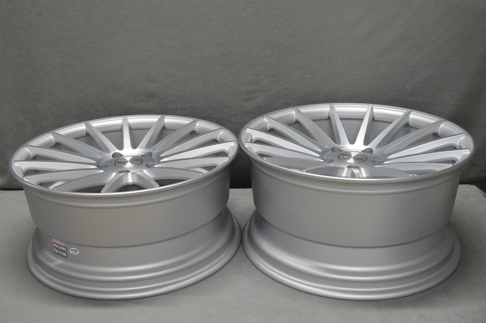 Veemann VC7 19'' 8,5J ET45 + 9,5J ET48 5x112 Silver Machined - obrazek 8